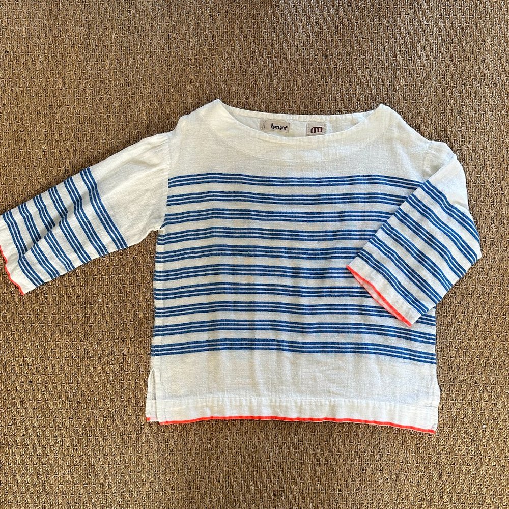 LemLem Shirt. Striped bateau/boatneck top by LemLem. Excellent Condition.